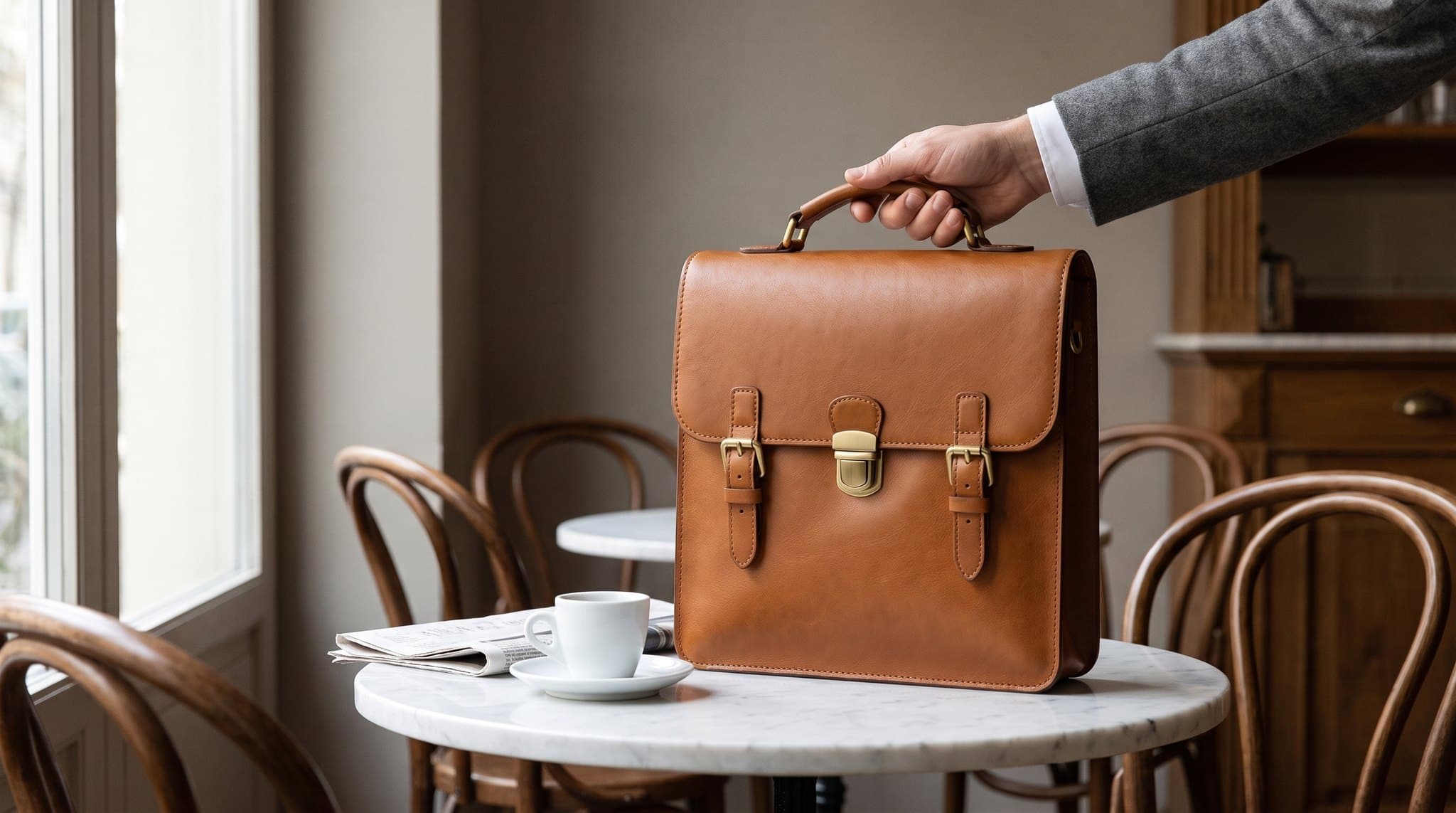Vantier leather objects